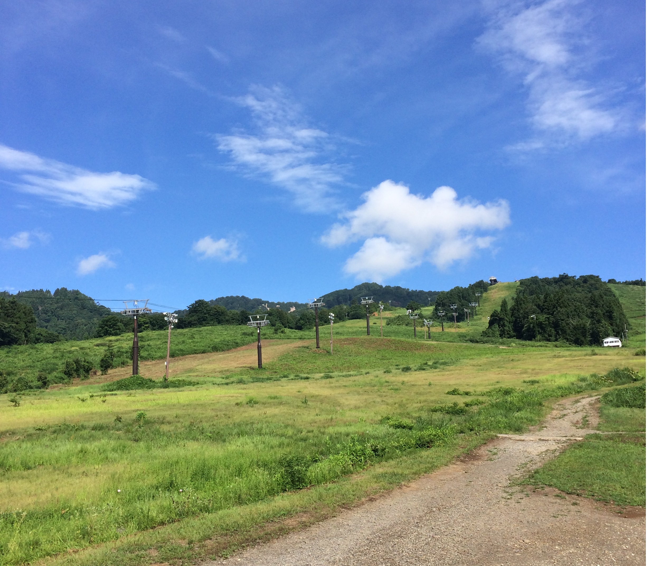 夏の戸狩温泉スキー場